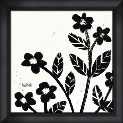 Framed Bold Blooms VII Print