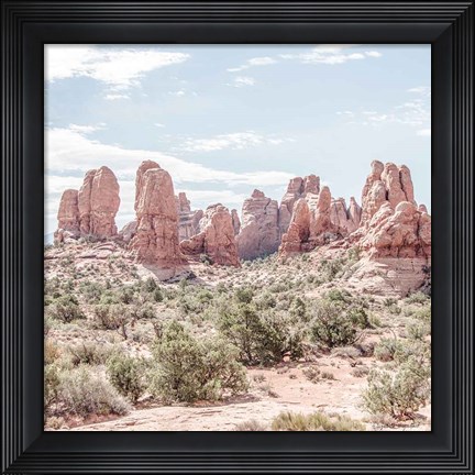 Framed Oasis Day Hike III Crop Print