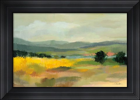 Framed Sunflower Field Print