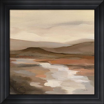 Framed Cinnamon Riverbank II Print
