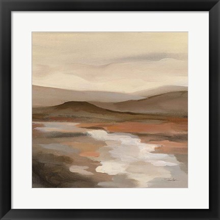 Framed Cinnamon Riverbank II Print