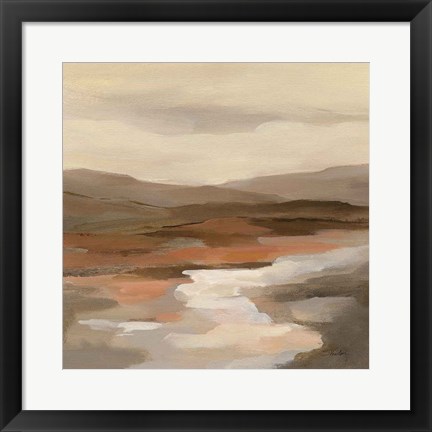 Framed Cinnamon Riverbank I Print