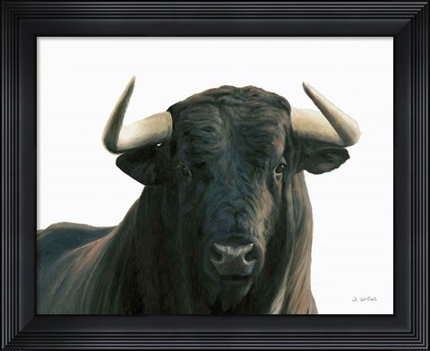 Framed Bullish Print