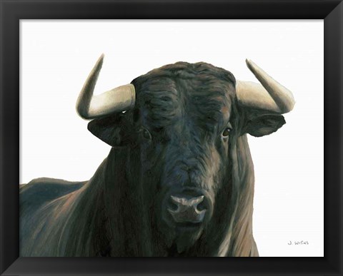 Framed Bullish Print