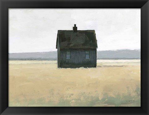 Framed Lonely Landscape II Print