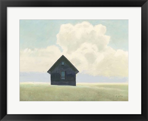 Framed Lonely Landscape I Print