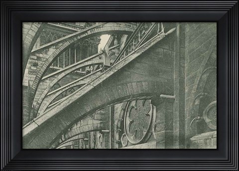 Framed Vintage Paris I Print