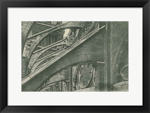 Framed Vintage Paris I Print