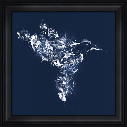 Framed Bird Silhouette Print