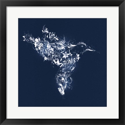 Framed Bird Silhouette Print