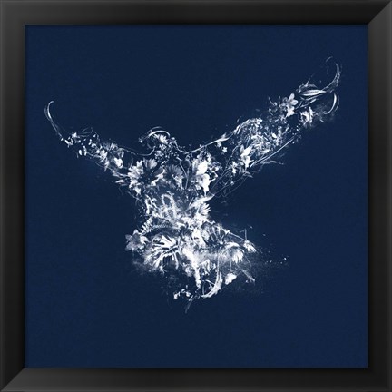 Framed Flying Silhouette Print