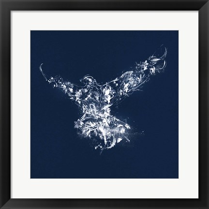 Framed Flying Silhouette Print