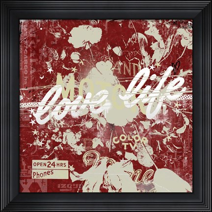Framed Love Life Print