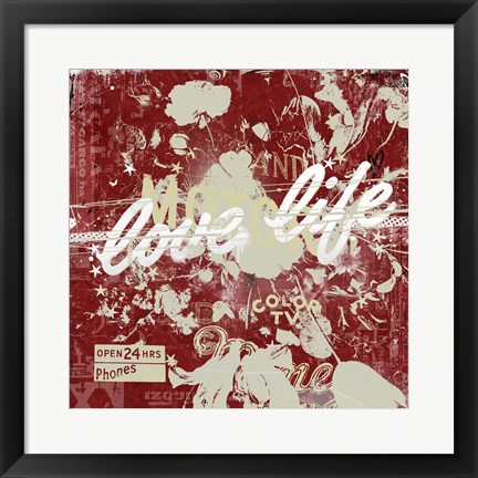 Framed Love Life Print