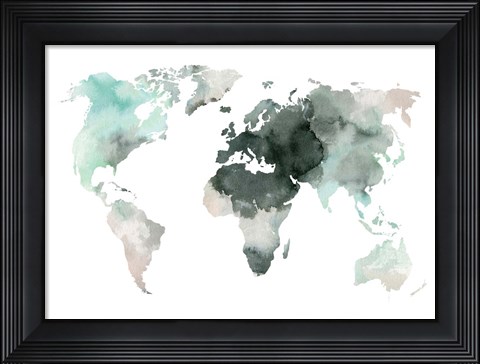 Framed Water World Print