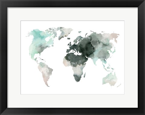 Framed Water World Print