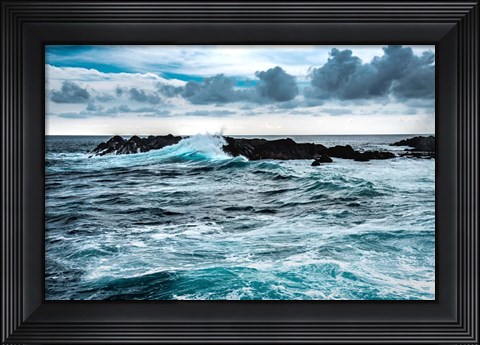 Framed Wind and Wave Print