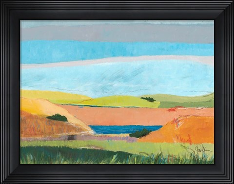 Framed Of Independent Hues Print