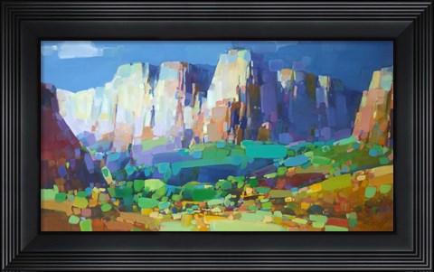 Framed Canyon Rock Print