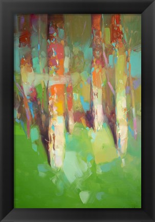 Framed Summer Trees Print