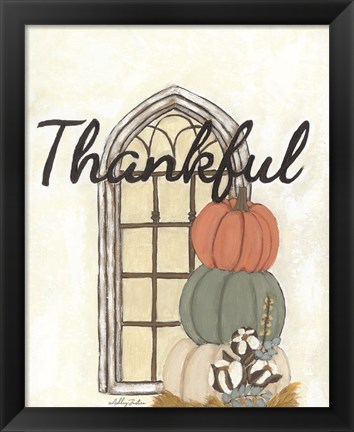 Framed Fall Thankful Print