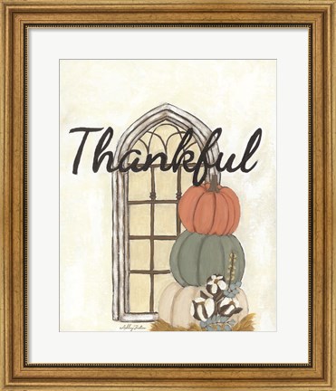 Framed Fall Thankful Print