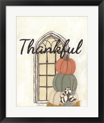 Framed Fall Thankful Print