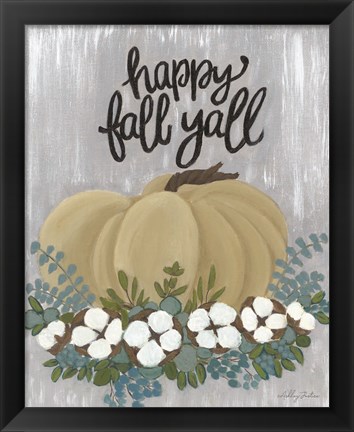 Framed Happy Fall Y&#39;All Print
