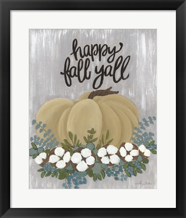 Framed Happy Fall Y&#39;All Print