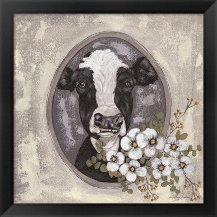 Framed Framed Cow Print