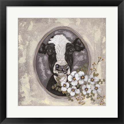 Framed Framed Cow Print