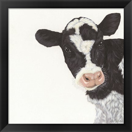 Framed Cow Print