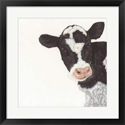 Framed Cow Print