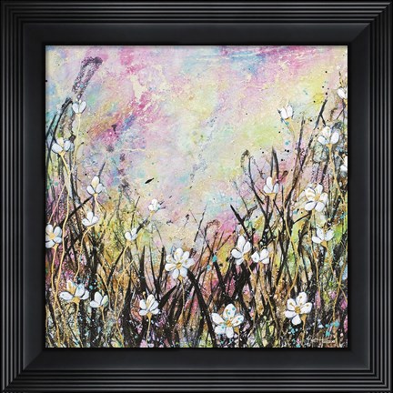 Framed Sunrise Fields Print