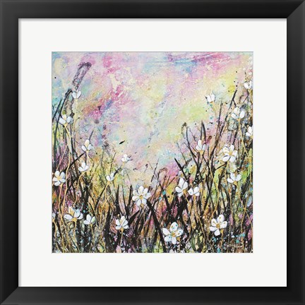 Framed Sunrise Fields Print