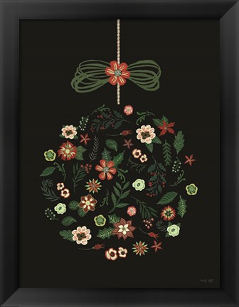 Framed Christmas Ornament I Print
