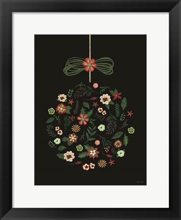 Framed Christmas Ornament I Print