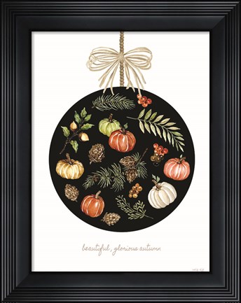 Framed Beautiful, Glorious Autumn Ornament Print