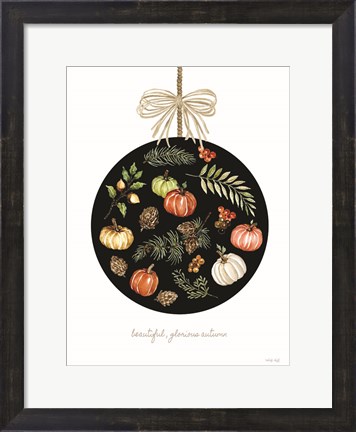 Framed Beautiful, Glorious Autumn Ornament Print