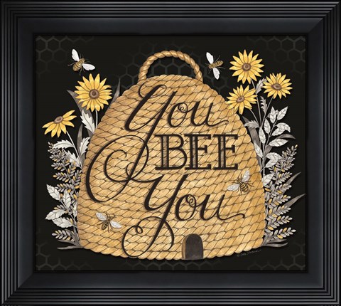 Framed You Bee You Print