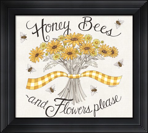 Framed Flowers Please Print