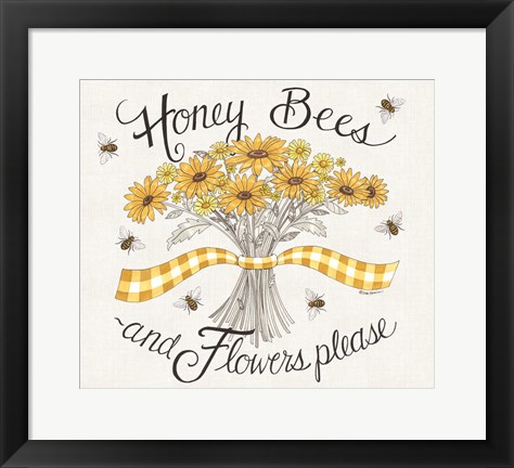 Framed Flowers Please Print