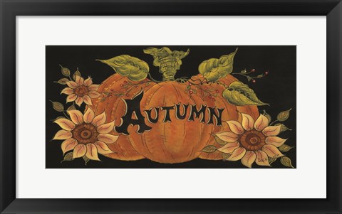 Framed Pumpkin Spice Print