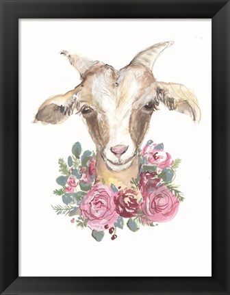 Framed Rosie the Goat Print