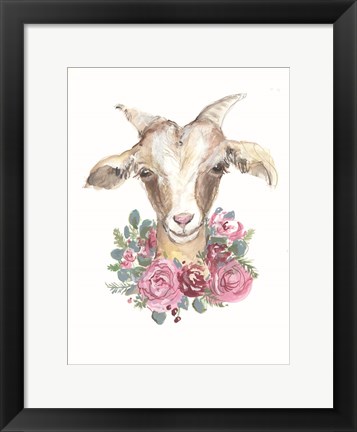 Framed Rosie the Goat Print