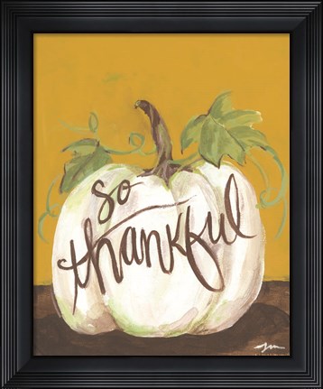 Framed So Thankful Print