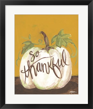 Framed So Thankful Print