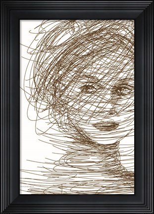Framed Fascinator Print
