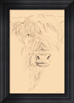 Framed Hairy Sally Print