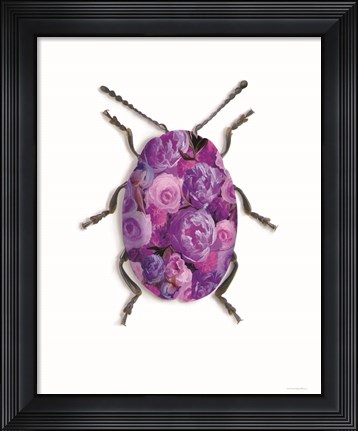 Framed Purple Camo Print